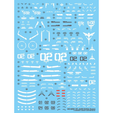 G-Rework CD-H83 Premium Decal for HG Jagd Doga Gyunei